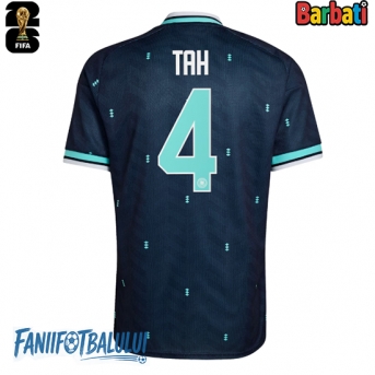 Germania Jonathan Tah #4 Tricou Fotbal Replică Mondial 2026 Barbati Deplasare